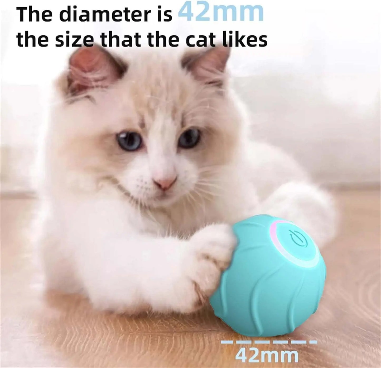 Smart Jumping Ball Interactive Cat Toy Powerball 2.0 Cat Toy Smart Cat Ball to Relieve Boredom and Anti-bite Pet Toy