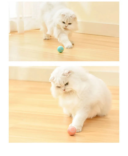 Cat Toy Indoor Automatic Rolling Magic Ball,Cat Interactive Ball Smart Cat Toys Electronic Interactive , Cat Game Accessories